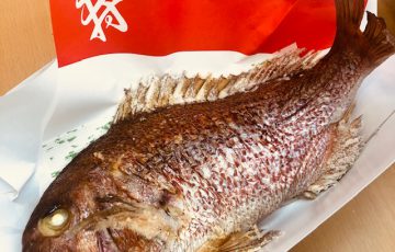 お正月用 焼き鯛 ご予約承ります 鮮魚 まる真 明石 魚の棚商店街